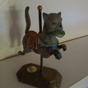 Carousel horse and carousel cat